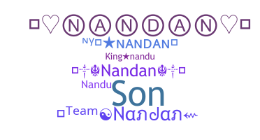 ニックネーム - Nandan