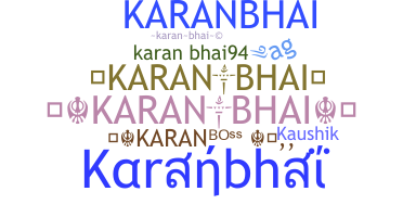 ニックネーム - Karanbhai