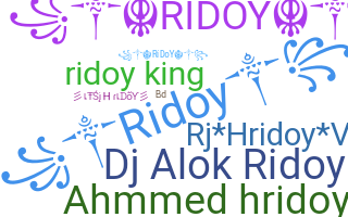 ニックネーム - Ridoy