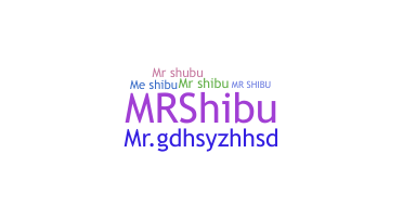 ニックネーム - MrSHIBU