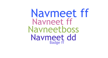 ニックネーム - Navneetff