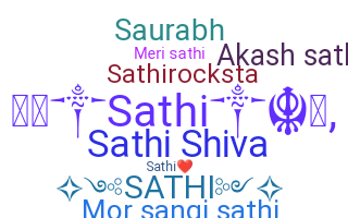 ニックネーム - Sathi