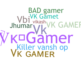 ニックネーム - VKGAMER