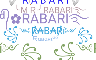 ニックネーム - Rabari