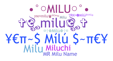 ニックネーム - milu