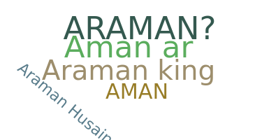 ニックネーム - Araman
