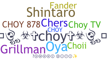 ニックネーム - Choy
