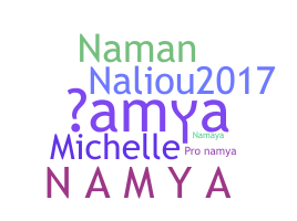 ニックネーム - Namya