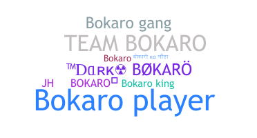ニックネーム - bokaro