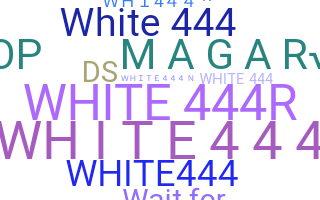 ニックネーム - WHITE4444