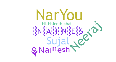 ニックネーム - Nainesh