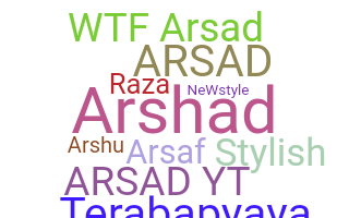 ニックネーム - Arsad