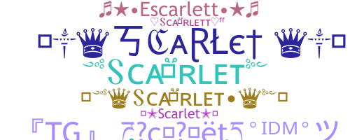 ニックネーム - Scarlet