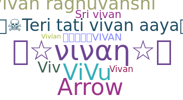 ニックネーム - vivan