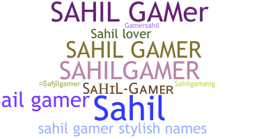 ニックネーム - Sahilgamer