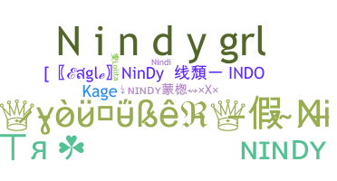 ニックネーム - Nindy