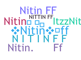 ニックネーム - Nitinff