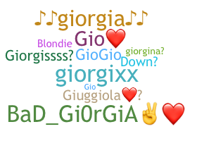 ニックネーム - Giorgia