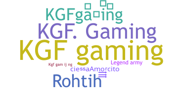 ニックネーム - KGFgaming