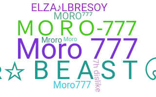 ニックネーム - MORO777