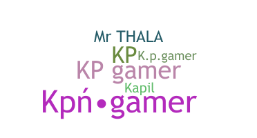 ニックネーム - Kpgamer