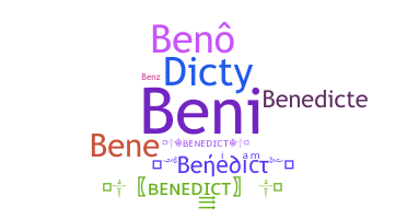 ニックネーム - Benedict