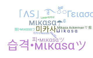 ニックネーム - Mikasa