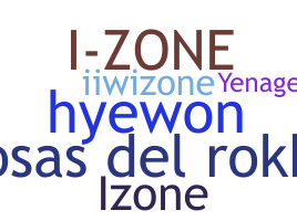 ニックネーム - iZone