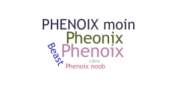 ニックネーム - phenoix