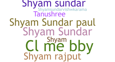 ニックネーム - Shyamsundar