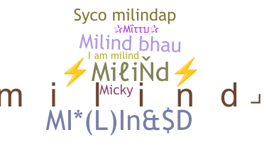 ニックネーム - Milind