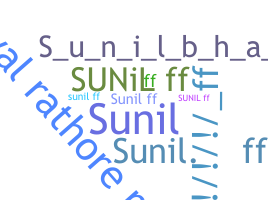 ニックネーム - Sunilff