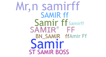 ニックネーム - SAMIRFF