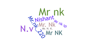 ニックネーム - MRNK