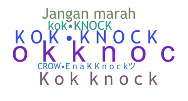ニックネーム - Kokknock