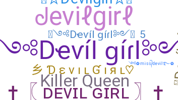 ニックネーム - devilgirl