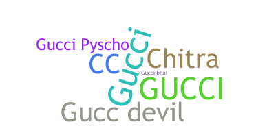 ニックネーム - Gucc