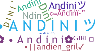 ニックネーム - Andini