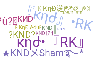 ニックネーム - KND