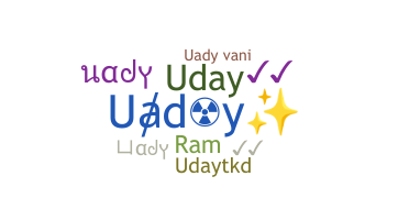 ニックネーム - Uady