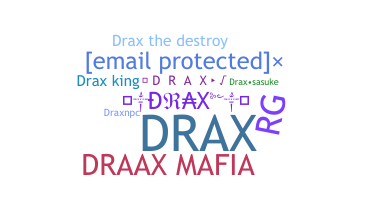 ニックネーム - Drax