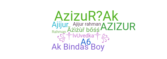 ニックネーム - Azizur
