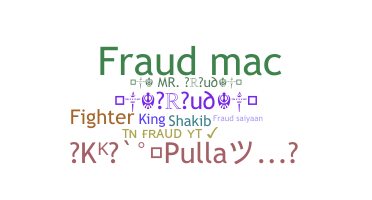 ニックネーム - fraud