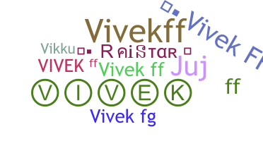 ニックネーム - VivekFF