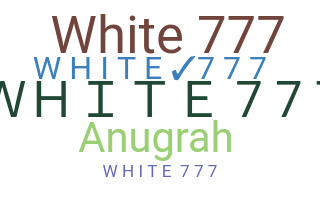 ニックネーム - White777