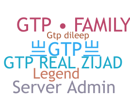 ニックネーム - GTP