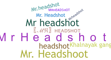 ニックネーム - MrHeadshot