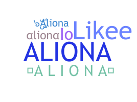 ニックネーム - aliona