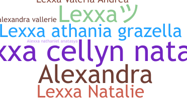 ニックネーム - Lexxa