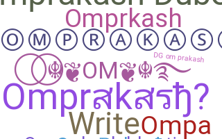 ニックネーム - Omprakash